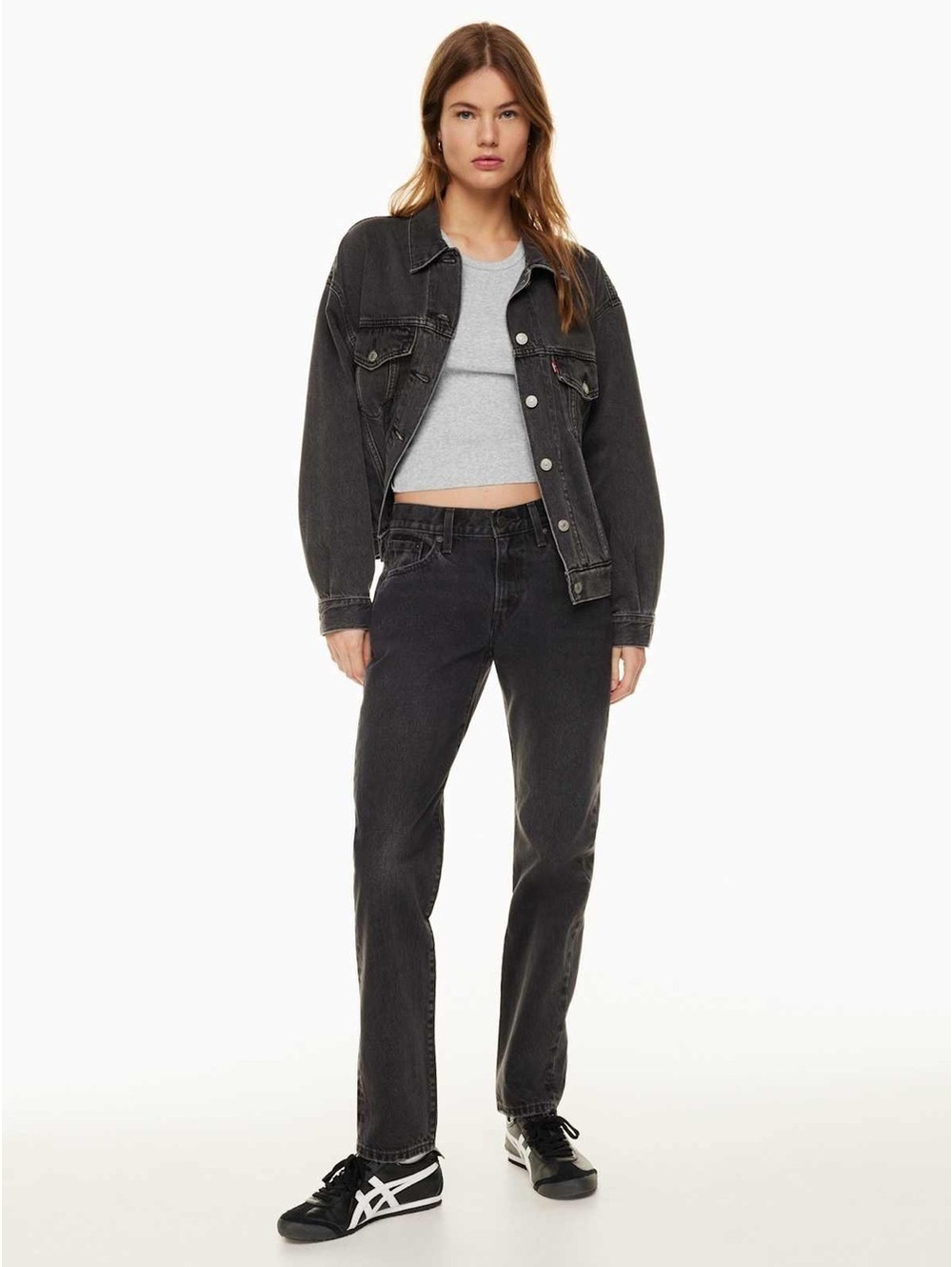 Levi’s Middy Straight Jean - Black - 28